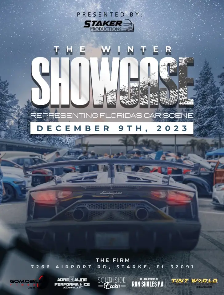 The Winter Showcase event poster