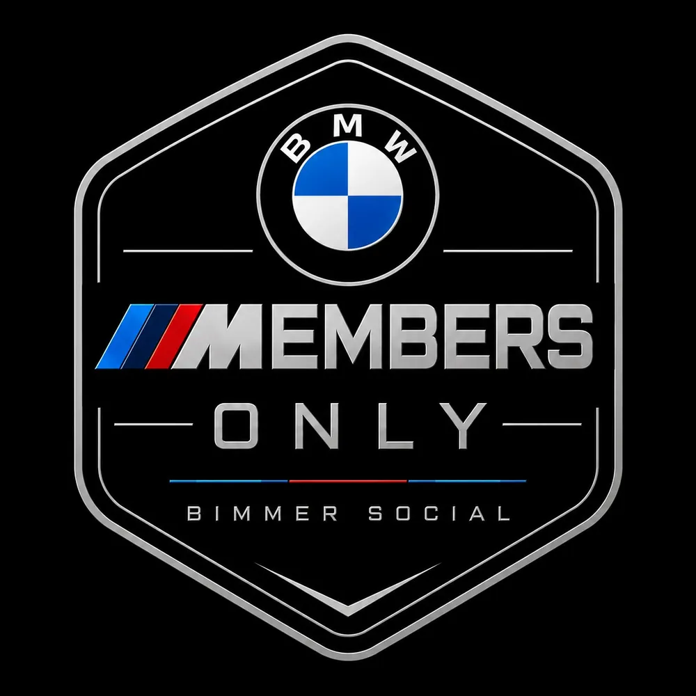Bimmer Social &lsquo;Members Only&rsquo; event badge
