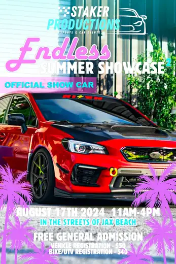 Official show-car flyer, Endless Summer Showcase 2024
