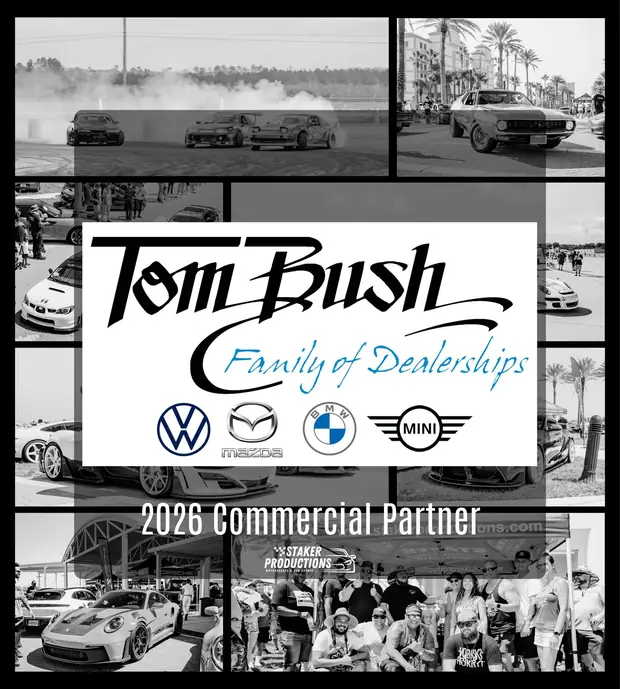 Tom Bush Family of Dealerships 2026 commercial partner flyer