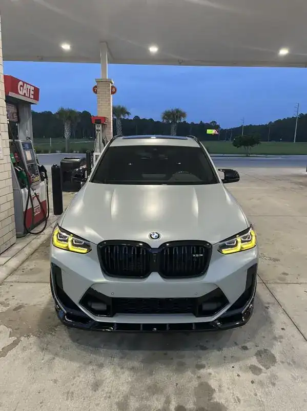 White BMW show car