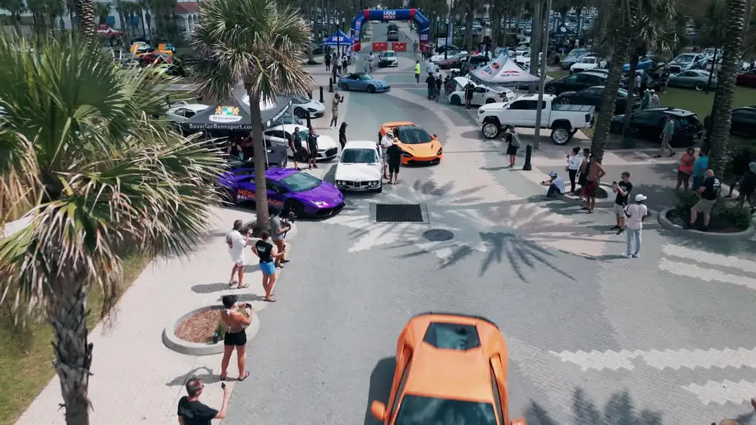 The Endless Summer Showcase in the streets of Jacksonville Beach