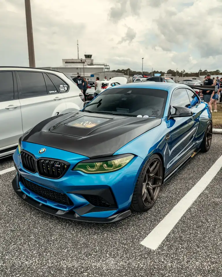 Blue BMW M2