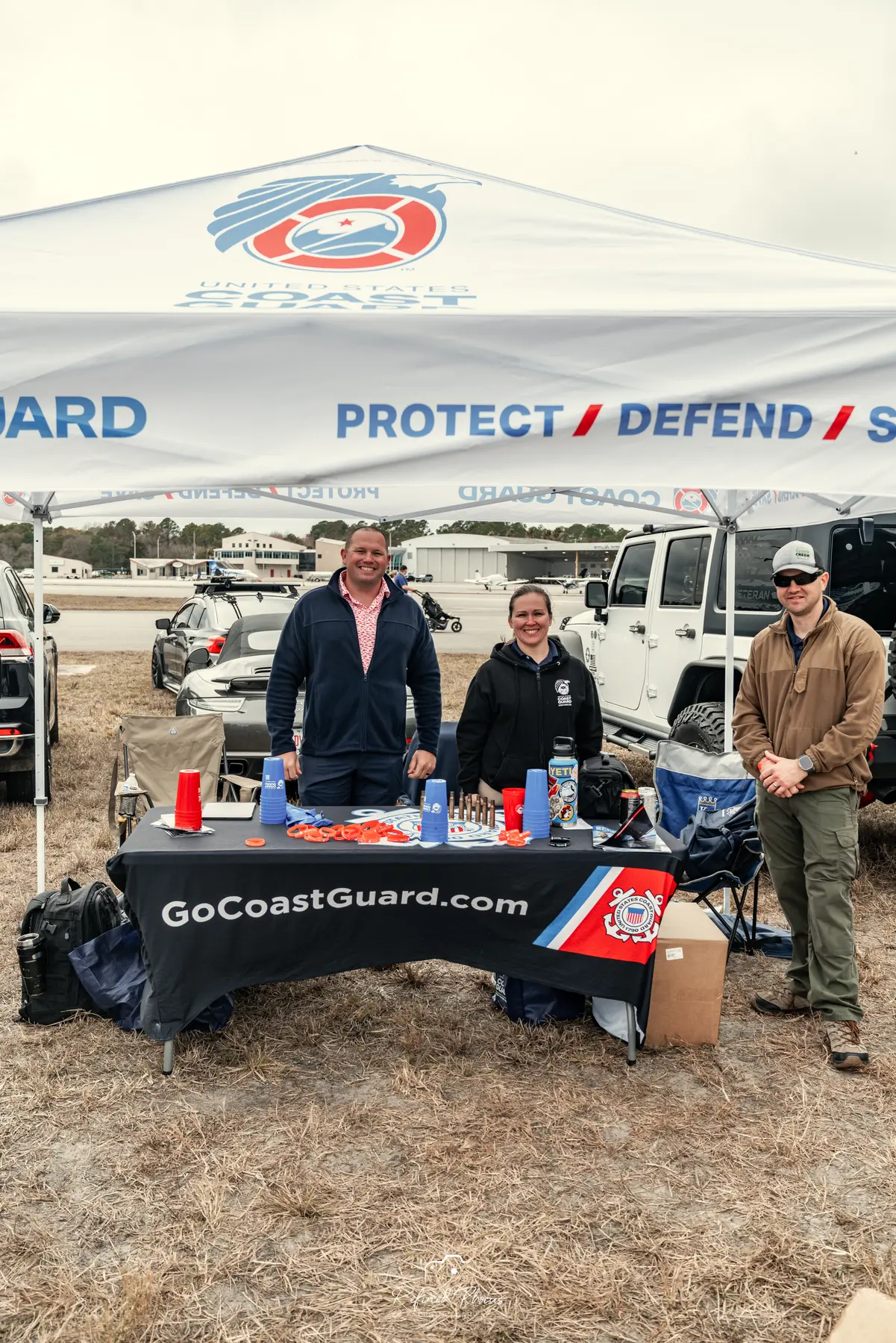 Coast Guard Auxiliary booth