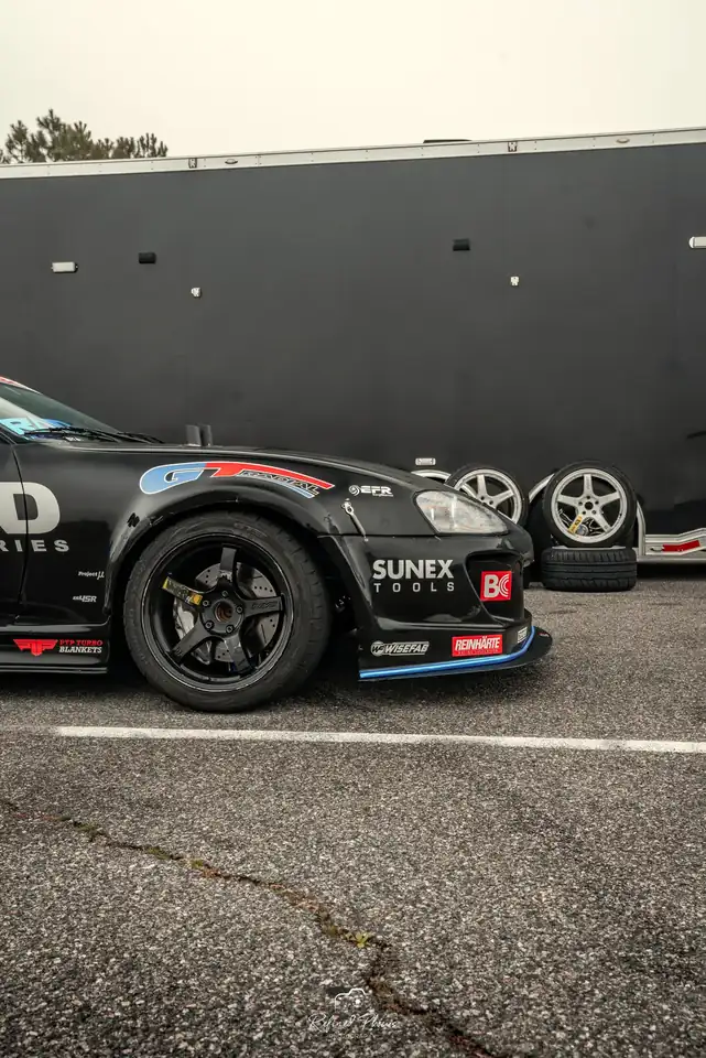 Drift car close-up